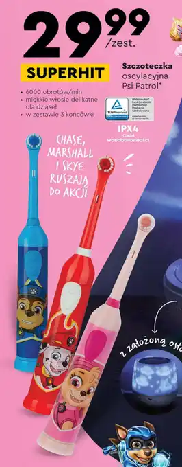 Biedronka Szczoteczka oscylacyjna Psi Patrol oferta