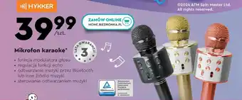 Biedronka HHYKKER Mikrofon karaoke oferta