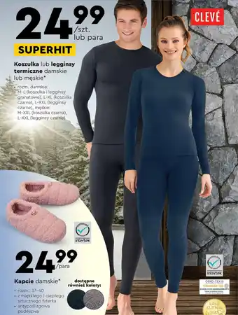 Biedronka Koszulka lub legginsy termiczne damskie lub męskie oferta