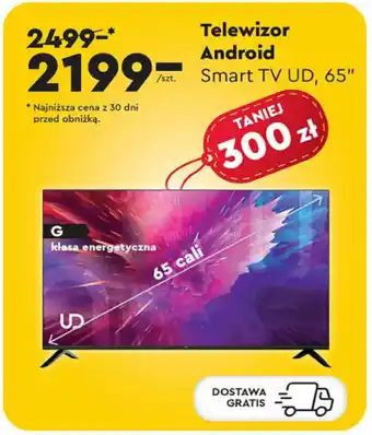 Biedronka Telewizor Android 2199 Smart TV UD, 65" oferta