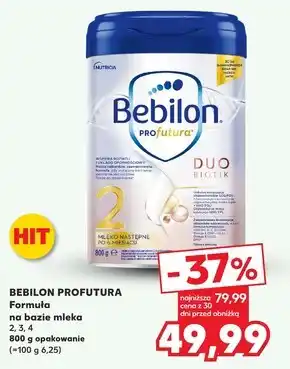 Kaufland Bebilon profutura duobiotik 2 mleko następne po 6. miesiącu 800 g oferta