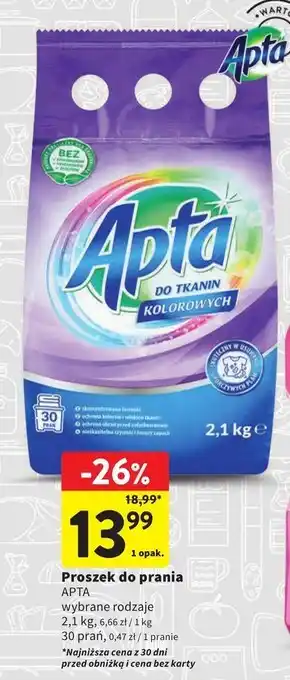 Intermarche Proszek do prania apta oferta