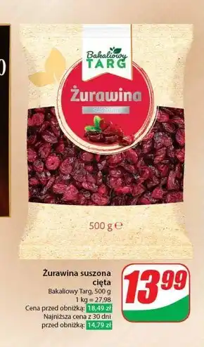 Dino Żurawina suszona bakaliowy targ oferta