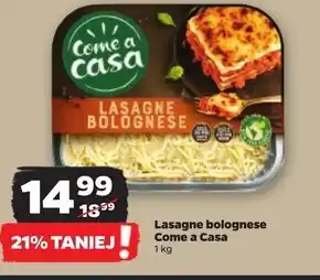 Netto Come a casa lasagne bolognese 1 kg oferta