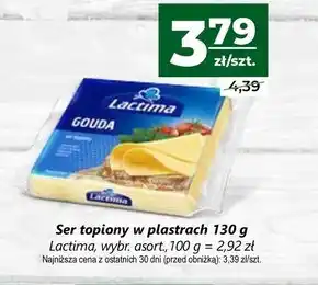 Społem Lactima ser topiony w plasterkach gouda 130 g (8 x 16,25 g) oferta