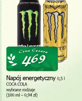 Cezar Delikatesy Monster energy gazowany napój energetyczny 500 ml oferta