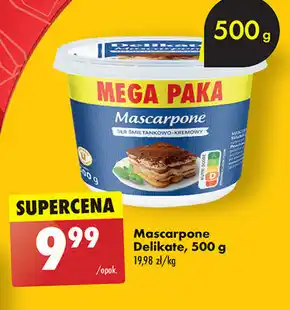 Biedronka Mascarpone delikate oferta