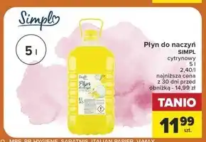 Carrefour Płyn do naczyń simpl oferta