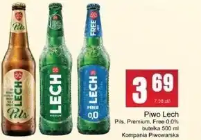 Słoneczko Lech premium piwo jasne 500 ml oferta