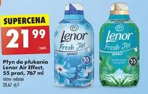 Biedronka Lenor fresh air effect płyn do płukania tkanin 55 prań, fresh wind oferta