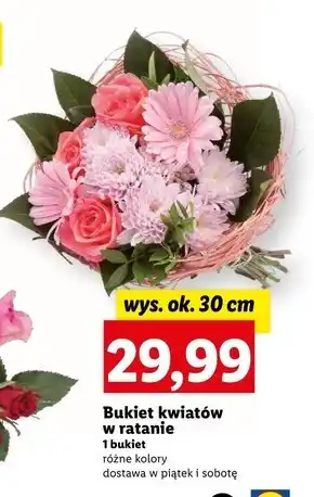 Lidl Bukiet kwiatów oferta