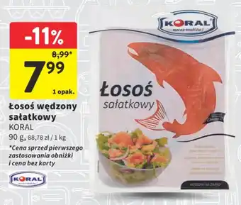 Intermarche Łosoś wędzony sałatkowy KORAL 90g oferta
