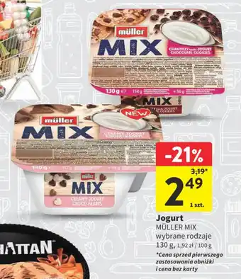 Intermarche Jogurt MÜLLER MIX 130g oferta