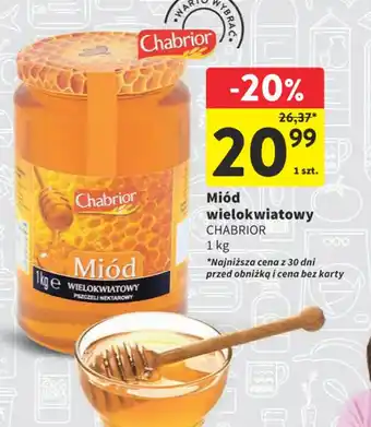 Intermarche Miód WIELOKWIATOWY Chabrior 1kg oferta
