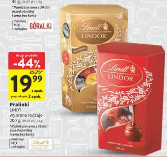 Intermarche Pralinki LINDT 200g oferta