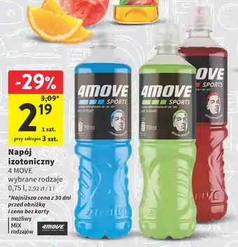 Intermarche Napój izotoniczny 4 MOVE 0,75l oferta