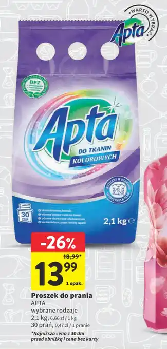 Intermarche Proszek do prania APTA 2,1kg oferta