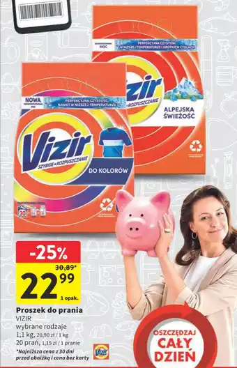 Intermarche Proszek do prania VIZIR 1,1kg oferta