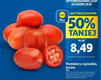 Lidl Pomidory rzymskie, luzem 1kg oferta