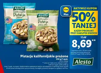Pistacje kalifornijskie prażone 250 g