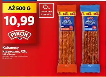 Lidl Kabanosy klasyczne, XXL 500 g oferta