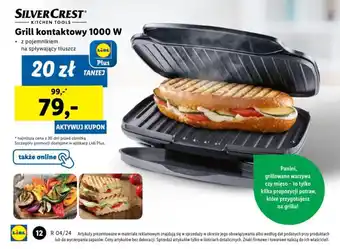 Lidl Grill kontaktowy 1000 W oferta