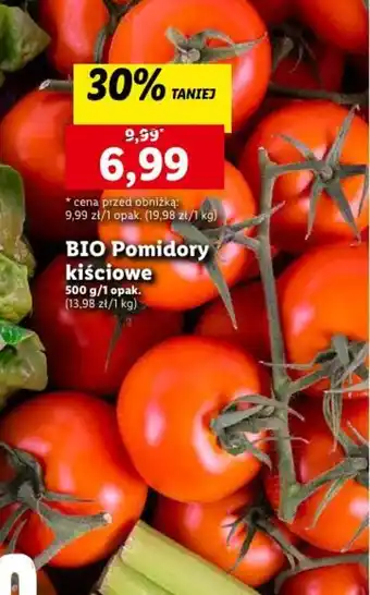 Lidl BIO Pomidory kiściowe 500 g oferta
