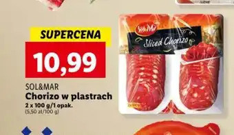 Lidl Chorizo w plastrach 2 x 100 g oferta