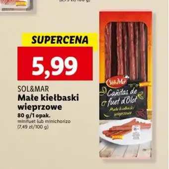 Lidl Małe kiełbaski wieprzowe 80 g oferta