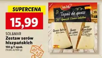 Lidl Zestaw serów hiszpańskich 150 g oferta