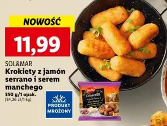 Lidl Krokiety z jamón serrano i serem manchego 350 g oferta