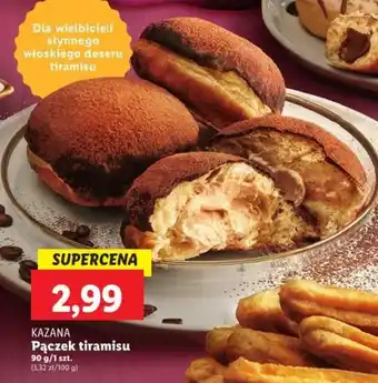 Lidl Pączek tiramisu 90 g oferta