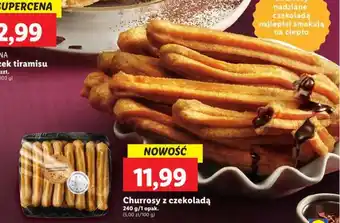 Lidl Churrosy z czekoladą 240 g oferta