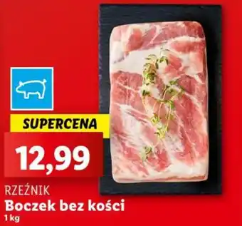 Lidl Boczek bez kości 1 kg oferta