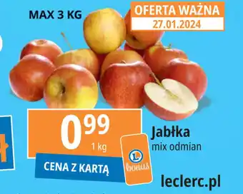 E.Leclerc Jabłka 1 kg oferta