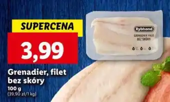 Lidl Grenadier, filet bez skóry 100 g oferta