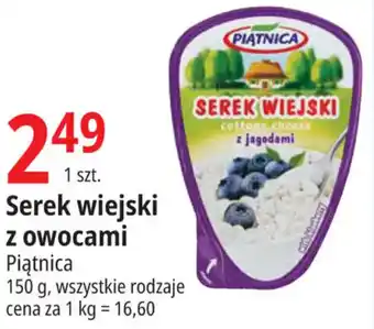 E.Leclerc Serek wiejski z owocami Piątnica 150 g oferta