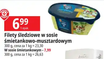 E.Leclerc Filety śledziowe w sosie śmietankowo-musztardowym 300 g oferta
