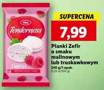 Lidl Pianki Zefir o smaku malinowym lub truskawkowym 240 g oferta