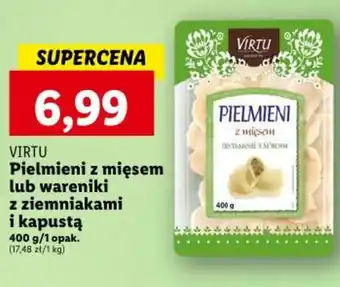 Lidl Pielmieni z mięsem lub wareniki z ziemniakami i kapustą 400 g oferta