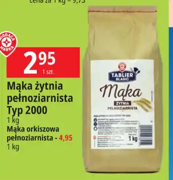 E.Leclerc Mąka żytnia pełnoziarnista Typ 2000 1 kg oferta