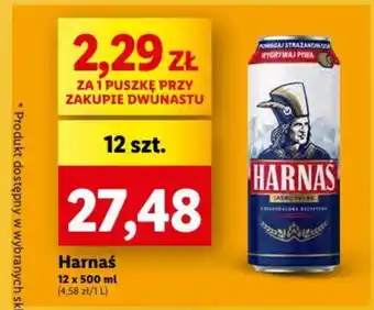 Lidl Harnaś 12 x 500 ml oferta