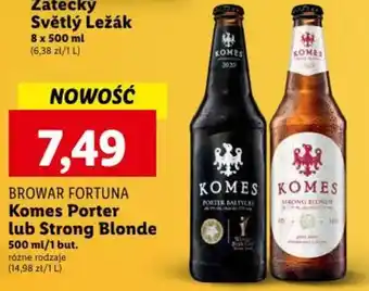 Lidl Komes Porter lub Strong Blonde 500 ml oferta