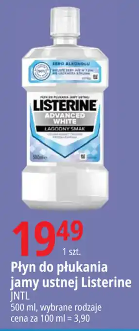 E.Leclerc Płyn do płukania jamy ustnej Listerine 500 ml oferta
