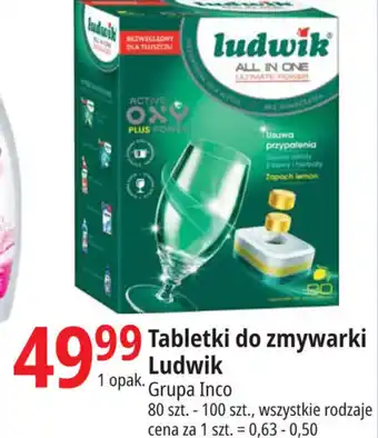 E.Leclerc Tabletki do zmywarki Ludwik 80-100 szt. oferta
