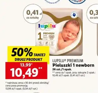 Lidl Pieluszki 1 newborn 26 szt./1 opak. oferta