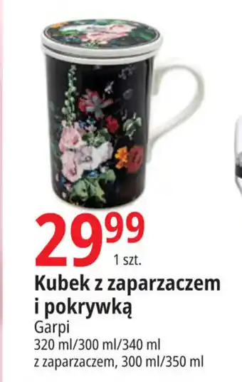 E.Leclerc Kubek z zaparzaczem i pokrywką 300 - 340 ml oferta