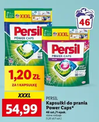 Lidl Kapsułki do prania Power Caps 46 szt. oferta