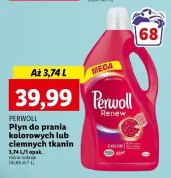 Lidl Płyn do prania kolorowych lub ciemnych tkanin 3,74 l oferta