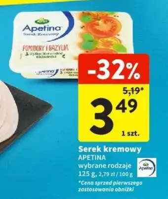 Intermarche Serek kremowy 125 g oferta